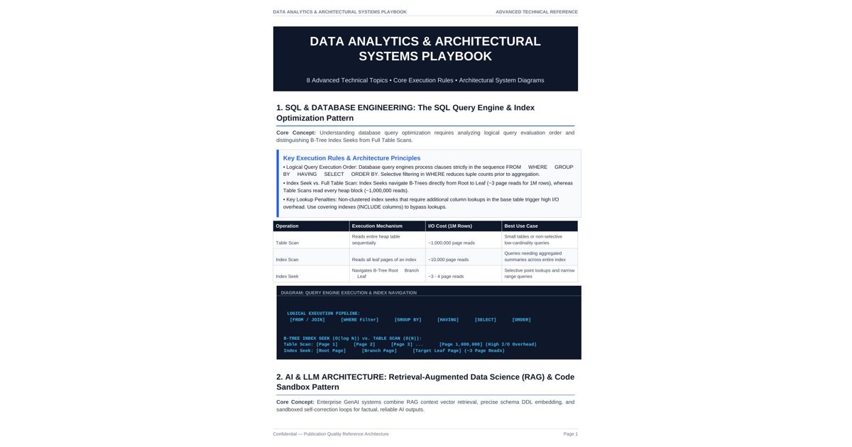 Data Analytics & Architecture Cheat Sheets original guide cover